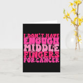 Carte Je N'Ai Pas Suffisamment De Doigts Moyens Pour Le  (Fleur jaune)