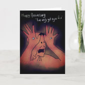 Carte Je n'ai que des yeux pour toi Anniversaire (Devant)