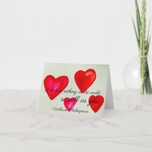 Carte Je n'aime rien au monde autant que vous.  (Devant)