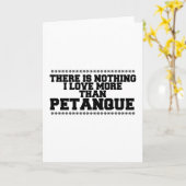 Carte Je N'Aime Rien De Plus Que La Pétanque (Fleur jaune)