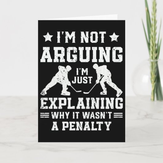 Carte Je ne discute pas, j'explique simplement pourquoi (Devant)
