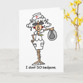 Carte Je ne fais pas de couettes ! (Fleur jaune)