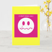 Carte Je ne fais pas Mlle You (Fleur jaune)