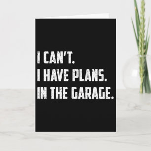 Carte Je ne peux pas avoir de projets dans le garage méc