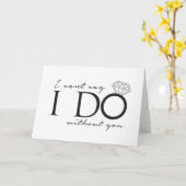 Carte Je ne peux pas dire que JE FAIS sans vous (Fleur jaune)