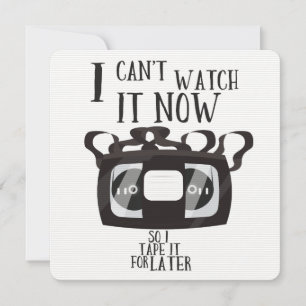 Carte Je ne peux pas le regarder maintenant - alors je l