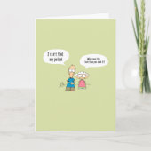 Carte "Je ne sens pas mon pouls" Funny Birthday Card 011 (Devant)