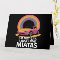 Je ne suis pas gay, j'aime juste les Miatas LGBT R