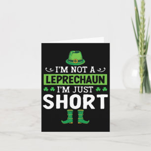 Carte Je ne suis pas un lutin je suis juste petit St. Pa