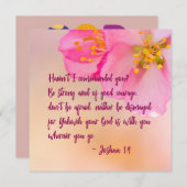 Carte Je Ne T'Ai Pas Commandé Christian Floral (Devant / Derrière)