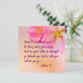 Carte Je Ne T'Ai Pas Commandé Christian Floral (Debout devant)