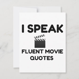 Carte Je Parle Citations De Film Fluent