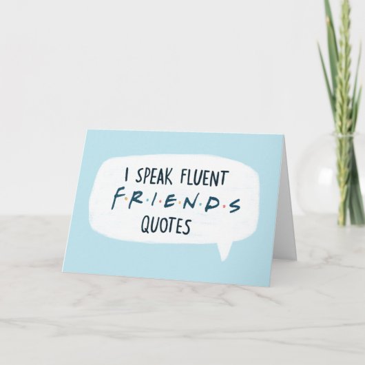 Carte Je parle des devis Fluent FRIENDS™ (Devant)