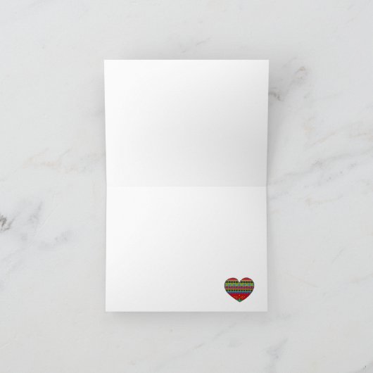 Carte Je pensais à vous (Intérieur)