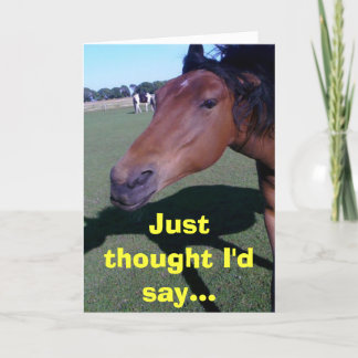 Carte Je pensais que je dirais...