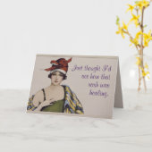 Carte "Je pensais voir comment cette éruption guérissait (Fleur jaune)