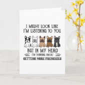 Carte Je pense à devenir plus de Français (Fleur jaune)