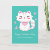 Carte Je pense que vous êtes Purrfect Kids Valentine (Devant)