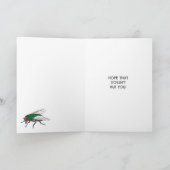 Carte Je pense que vous êtes une drôle d'insecte (Intérieur)