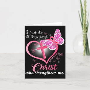 Carte Je peux faire toutes choses Christ qui fortifie le