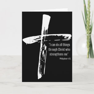 Carte Je peux faire toutes choses par Christ qui me fort
