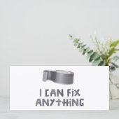 Carte Je peux réparer n'importe quoi avec une bande de r (Debout devant)