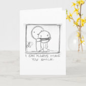 Carte je peux toujours vous faire sourire (Fleur jaune)