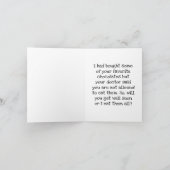 Carte Je plaisante, prends tous les médicaments, édite à (Intérieur)