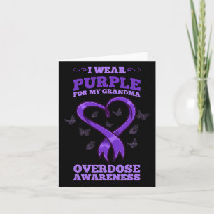 Carte Je Porte Du Purple Pour Ma Sensibilisation À La Su