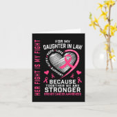 Carte Je Porte Du Rose Pour Ma Fille En Droit Cancer Du (Fleur jaune)