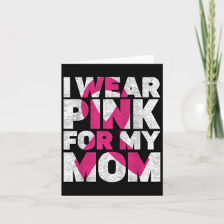 Carte Je Porte Du Rose Pour Ma Mère Rite De Sensibilisat