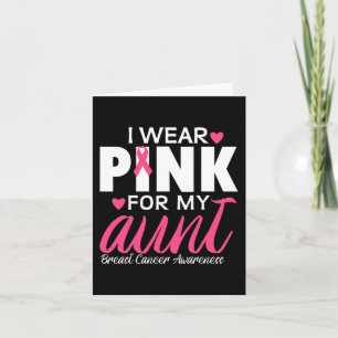Carte Je Porte Du Rose Pour Ma Tante Sensibilisation Au