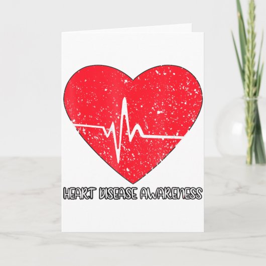 Carte Je porte du rouge pour lutter contre la sensibilis (Devant)