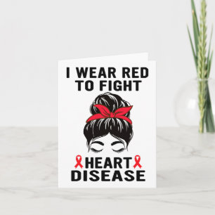 Carte Je Porte Du Rouge Pour Lutter Contre Les Maladies