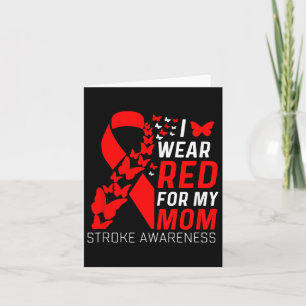 Carte Je Porte Du Rouge Pour Mes Moms Survivante De Sens