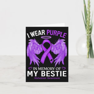 Carte Je porte du violet en mémoire de Bestie Heimerheim