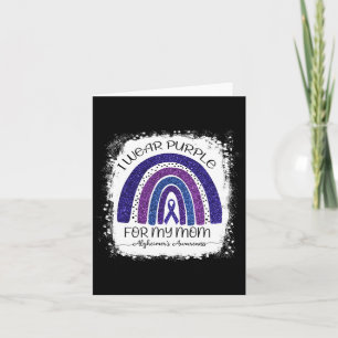 Carte Je Porte Du Violet Pour Ma Mère Heimerheimer Bleac
