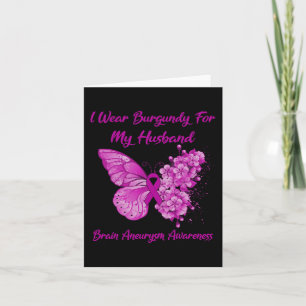 Carte Je Porte La Bourgogne Pour Mon Mari Aneurysme Cerv