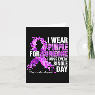 Carte Je Porte Le Violet Pour Quelqu'Un Qui Me Manque L'