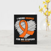 Carte Je Porte L'Orange Pour Mon Stepdad Rsdcrps Sensibi (Fleur jaune)