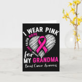 Carte Je Porte Nk Pour Ma Grand-mère Sensibilisation Au (Fleur jaune)