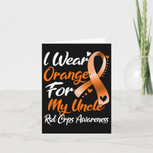 Carte Je Porte Orange Pour Mon Oncle Rsd Crps Sensibilis