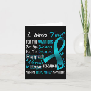 Carte Je Porte Turquoise Pour Ual Ault Sensibilisation C
