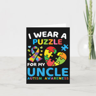 Carte Je Porte Un Puzzle Pour Mon Oncle Sensibilisation 