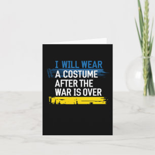 Carte Je Porterai Un Costume Après Que La Guerre Ait Dép