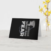 Carte Je Poursuis Ce Que Vous Craignez Tornado Chaser (Fleur jaune)