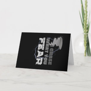 Carte Je Poursuis Ce Que Vous Craignez Tornado Chaser