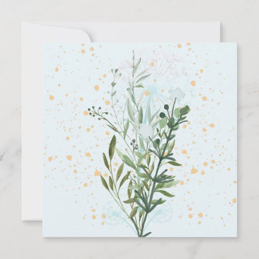 Carte Je pousse comme une mauvaise herbe, un garçon de 1 (Dos)