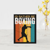 Carte Je Préfère Boxer Funny Boxer (Fleur jaune)