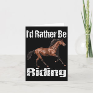 Carte Je Préfère Faire Du Cheval Équitation Équitation